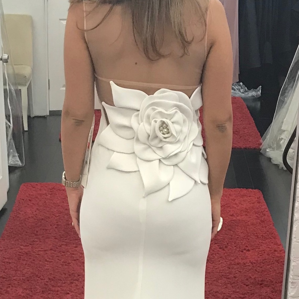 White prom dress or wedding gown